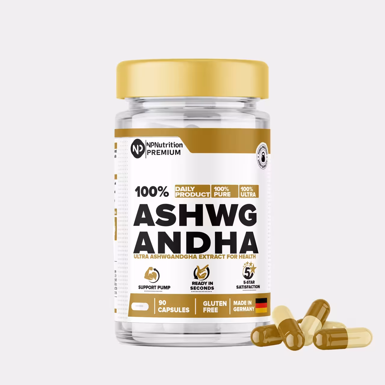 آشواگاندها 90 کپسول ان پی نوتریشن