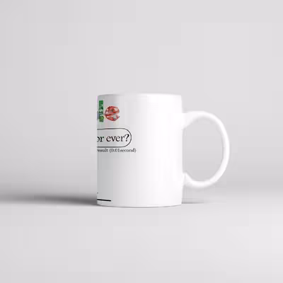 ماگ طرح اسم بامداد مدل گوگل بهترین دوست 