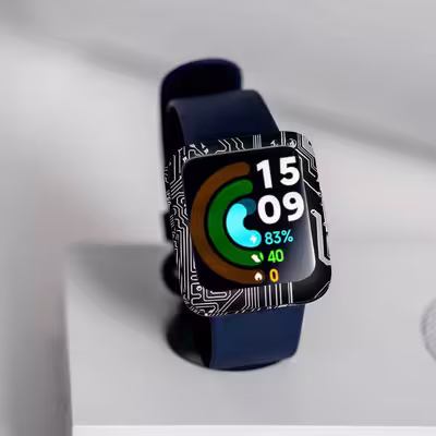 برچسب ماهوت طرح Black_Printed_Circuit_Board مناسب برای ساعت هوشمند شیائومی Redmi Watch 2 Lite