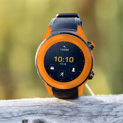 برچسب ماهوت طرح Matte-Orange مناسب برای ساعت هوشمند هوآوی Watch 2