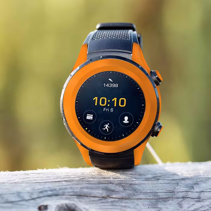 برچسب ماهوت طرح Matte-Orange مناسب برای ساعت هوشمند هوآوی Watch 2