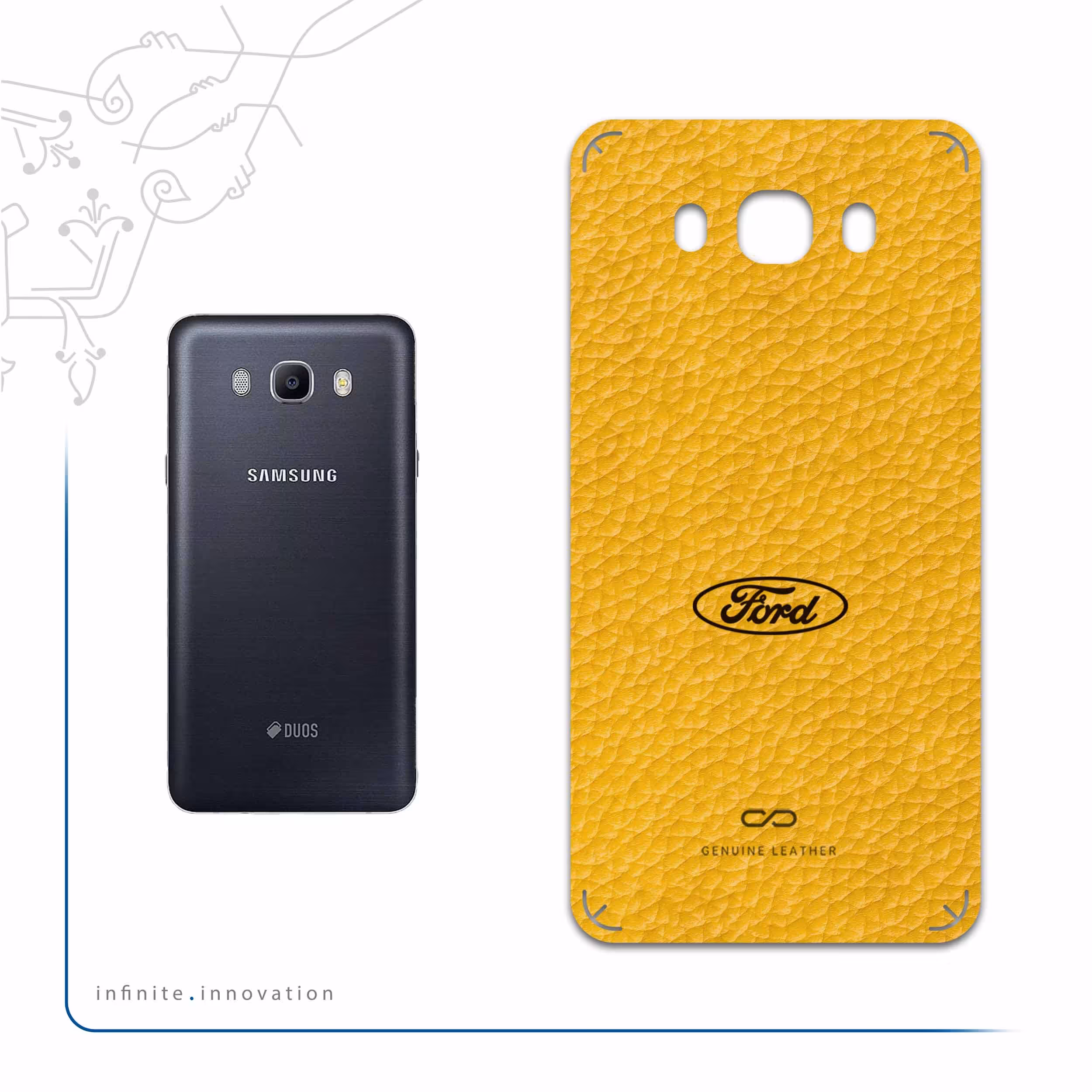 برچسب پوششی ماهوت مدل ML-FRD مناسب برای گوشی موبایل سامسونگ Galaxy J7 2016