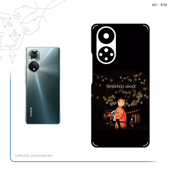 برچسب پوششی ماهوت مدل Spirited Away مناسب برای گوشی موبایل آنر 50