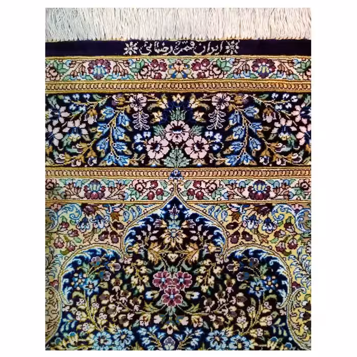 فرش دستباف یک و نیم متری طرح ترنجی کد YMM.22-10