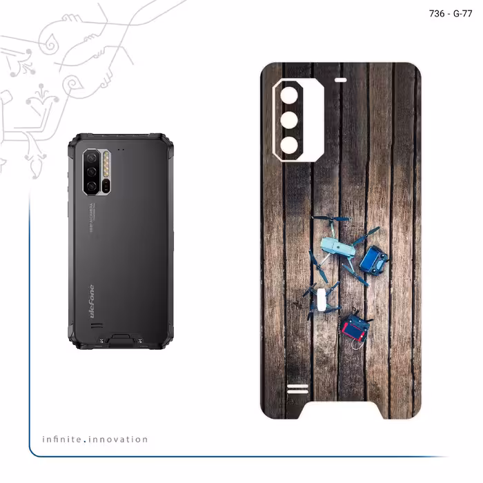 برچسب پوششی ماهوت مدل Drone مناسب برای گوشی موبایل یولفون Armor 7