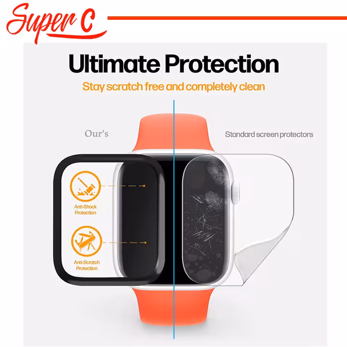 محافظ صفحه نمایش نانو سوپرسی مدل SRC مناسب برای ساعت هوشمند کیو سی وای GTC