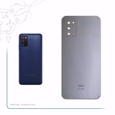 برچسب پوششی ماهوت مدل Matte-Silver مناسب برای گوشی موبایل سامسونگ Galaxy A03S