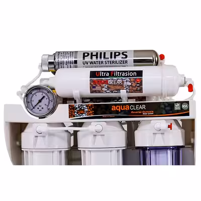 دستگاه تصفیه کننده آب آکوآ کلیر مدل RO_ACG9000 به همراه فیلتر تصفیه آب بسته 3 عددی