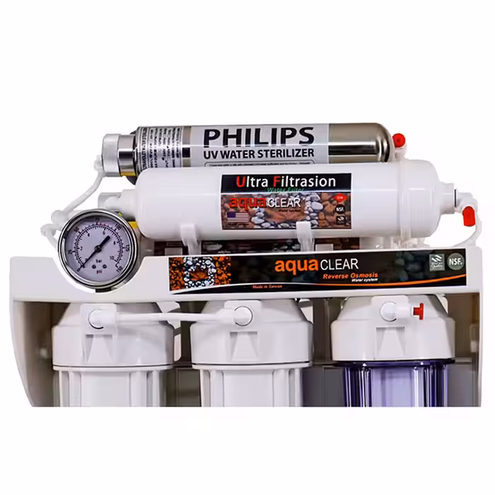 دستگاه تصفیه کننده آب آکوآ کلیر مدل RO_ACG9000 به همراه فیلتر تصفیه آب بسته 3 عددی