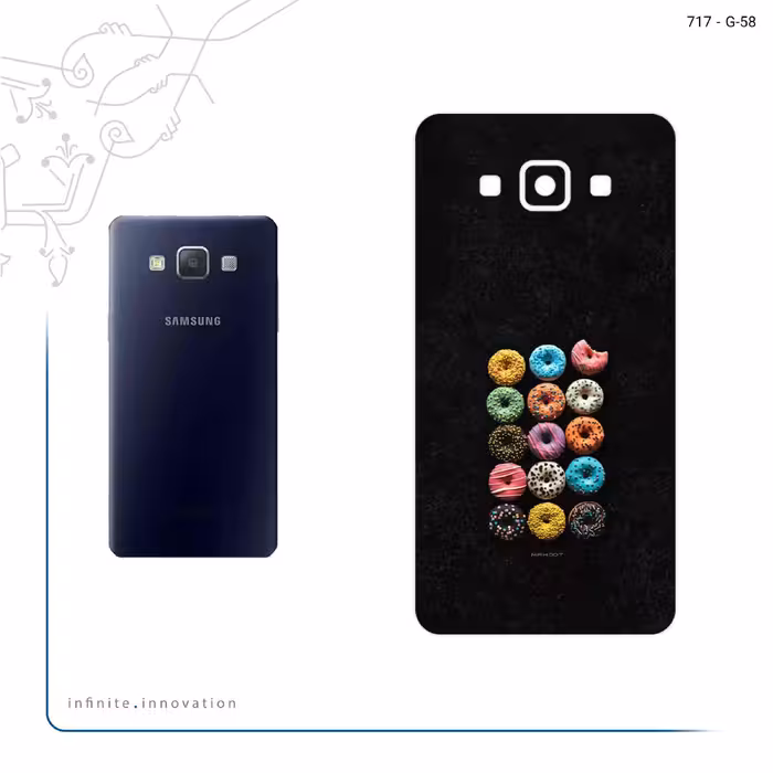 برچسب پوششی ماهوت مدل Doughnut مناسب برای گوشی موبایل سامسونگ Galaxy A5
