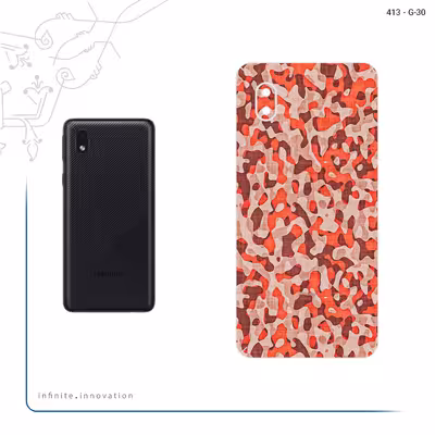 برچسب پوششی ماهوت مدل Red Infantry Army مناسب برای گوشی موبایل سامسونگ Galaxy A01 Core