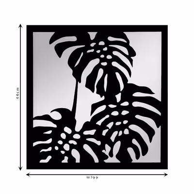  تابلو آینه الف طرح برگ انجیری