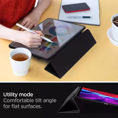 کاور اسپیگن مدل Rugged Armor Pro مناسب برای تبلت اپل iPad Pro 12.9 2021 / 2020 / 2018