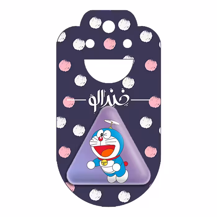 پیکسل خندالو طرح انیمه دورایمون مدل مثلثی کد 12766