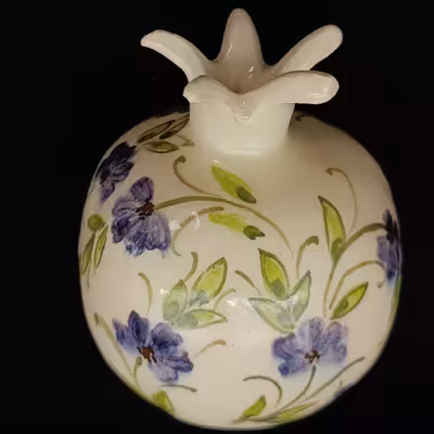  نمکدان سرامیکی هیوا مدل انار طرح پیچک کد 10910443