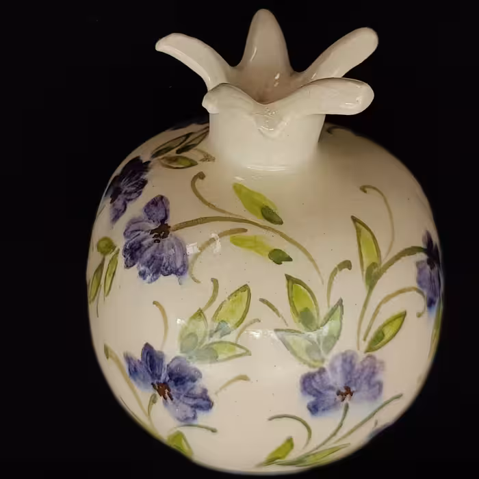  نمکدان سرامیکی هیوا مدل انار طرح پیچک کد 10910443