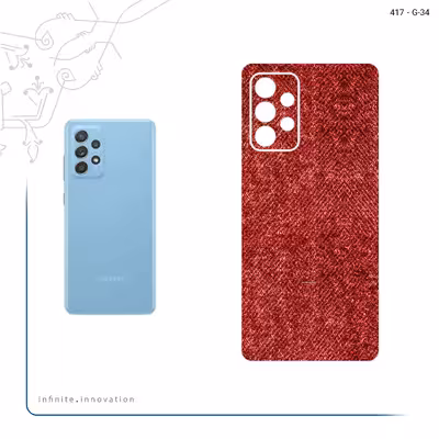 برچسب پوششی ماهوت مدل Fabric Texture 4 مناسب برای گوشی موبایل سامسونگ Galaxy A52 4G