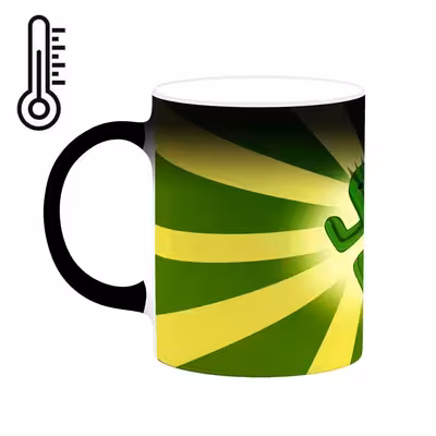 ماگ حرارتی کاکتی طرح نقاشی کارتونی مدل mgh18711