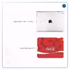 برچسب پوششی ماهوت مدل Coca-Cola-Logo مناسب برای تبلت اپل iPad 2 2011 A1396