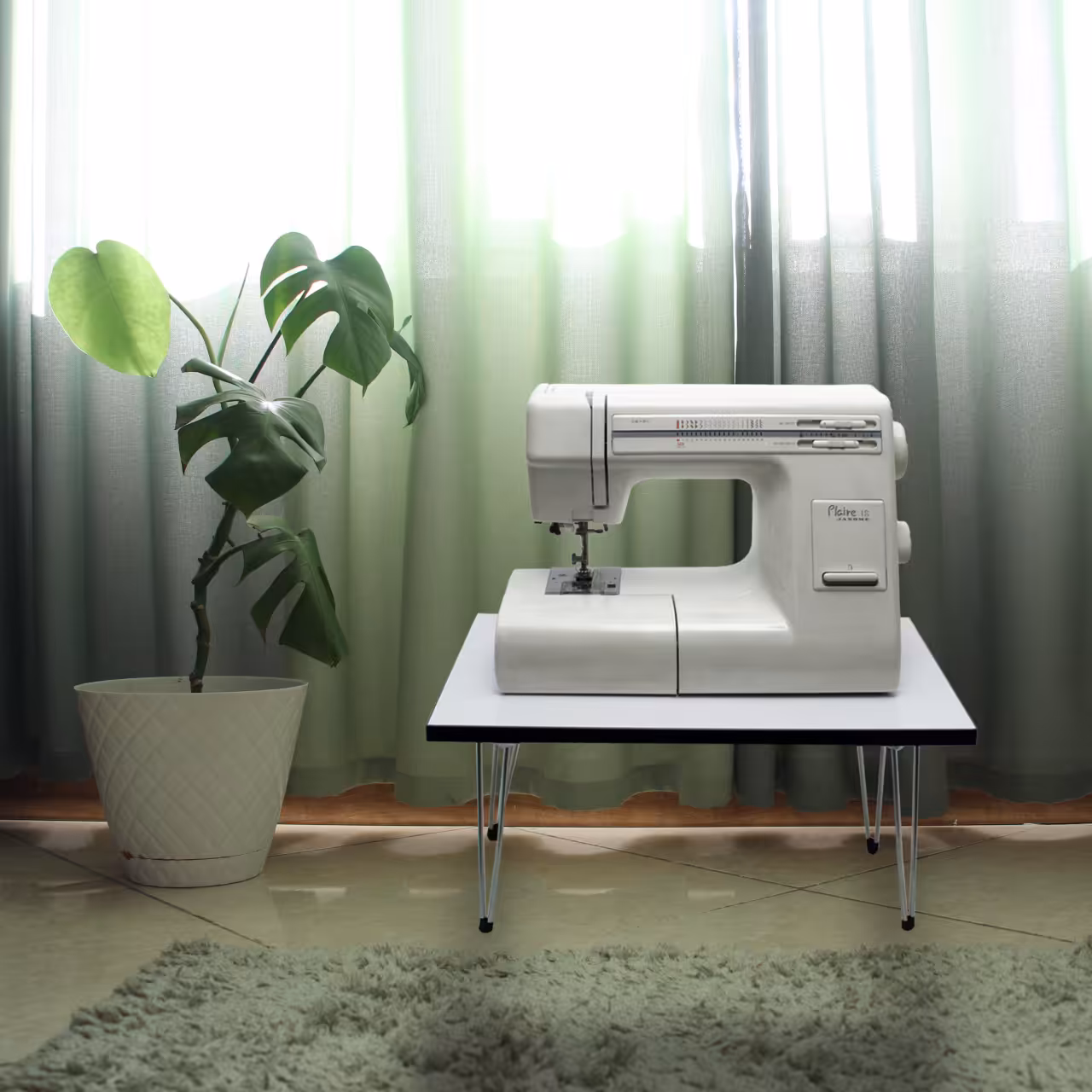 میز چرخ خیاطی مدل تاشو کد A50