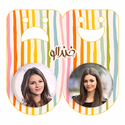 پیکسل خندالو مدل ویکتوریا جاستیس کد 64206419 مجموعه 2 عددی