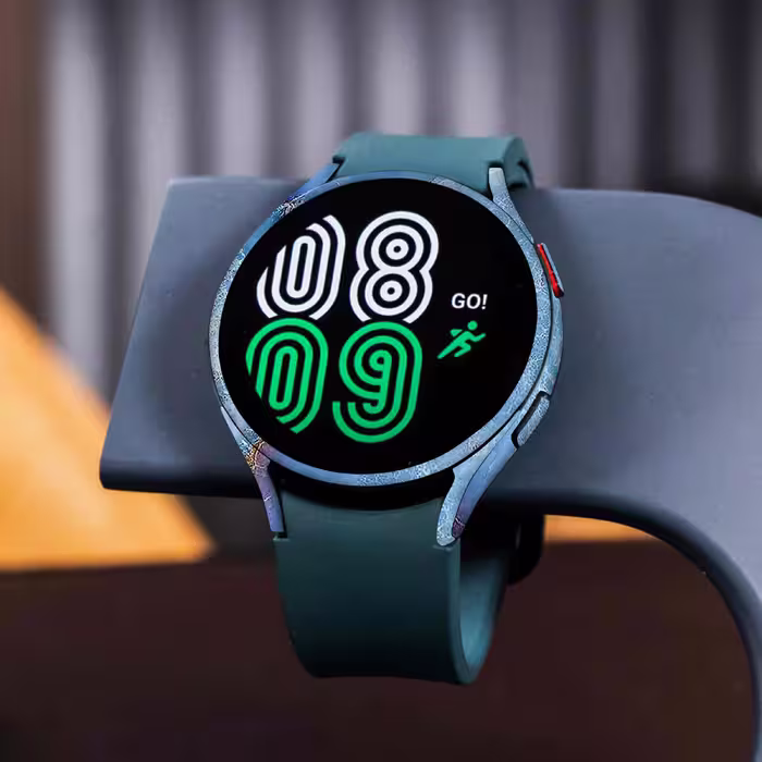 برچسب ماهوت طرح Blue Ocean Marble مناسب برای ساعت هوشمند سامسونگ Watch4 44mm