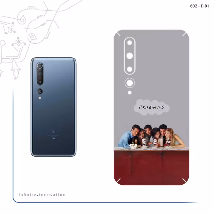برچسب پوششی ماهوت مدل Friends 1 مناسب برای گوشی موبایل شیائومی Mi 10 5G
