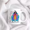 ماگ حس آمیزی طرح لیوان دهنی مدل زیور