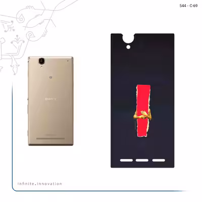 برچسب پوششی ماهوت مدل Collage of Embrace مناسب برای گوشی موبایل سونی Xperia T2 Ultra
