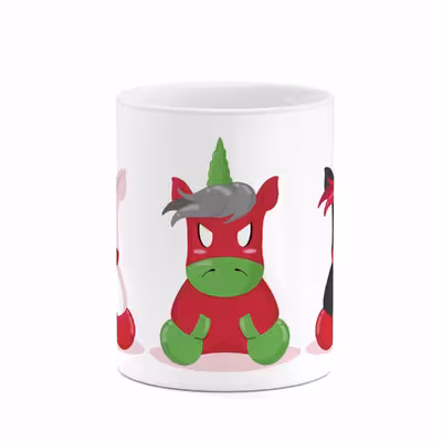 ماگ طرح یونیکورن مدل mu00621