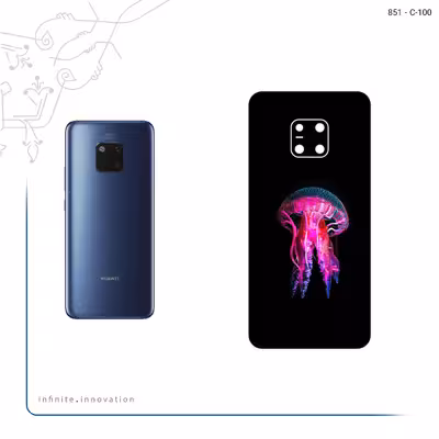برچسب پوششی ماهوت مدل jellyfish مناسب برای گوشی موبایل هوآوی Mate 20 Pro