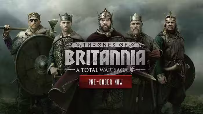 سی دی کی اورجینال Total War Saga Thrones of Britannia کامپیوتر (PC)