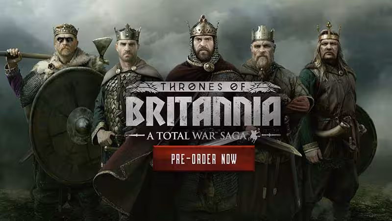 سی دی کی اورجینال Total War Saga Thrones of Britannia کامپیوتر (PC)
