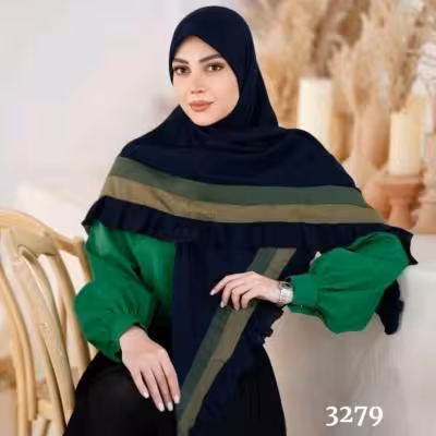 روسری نخی دامنی تابستانی