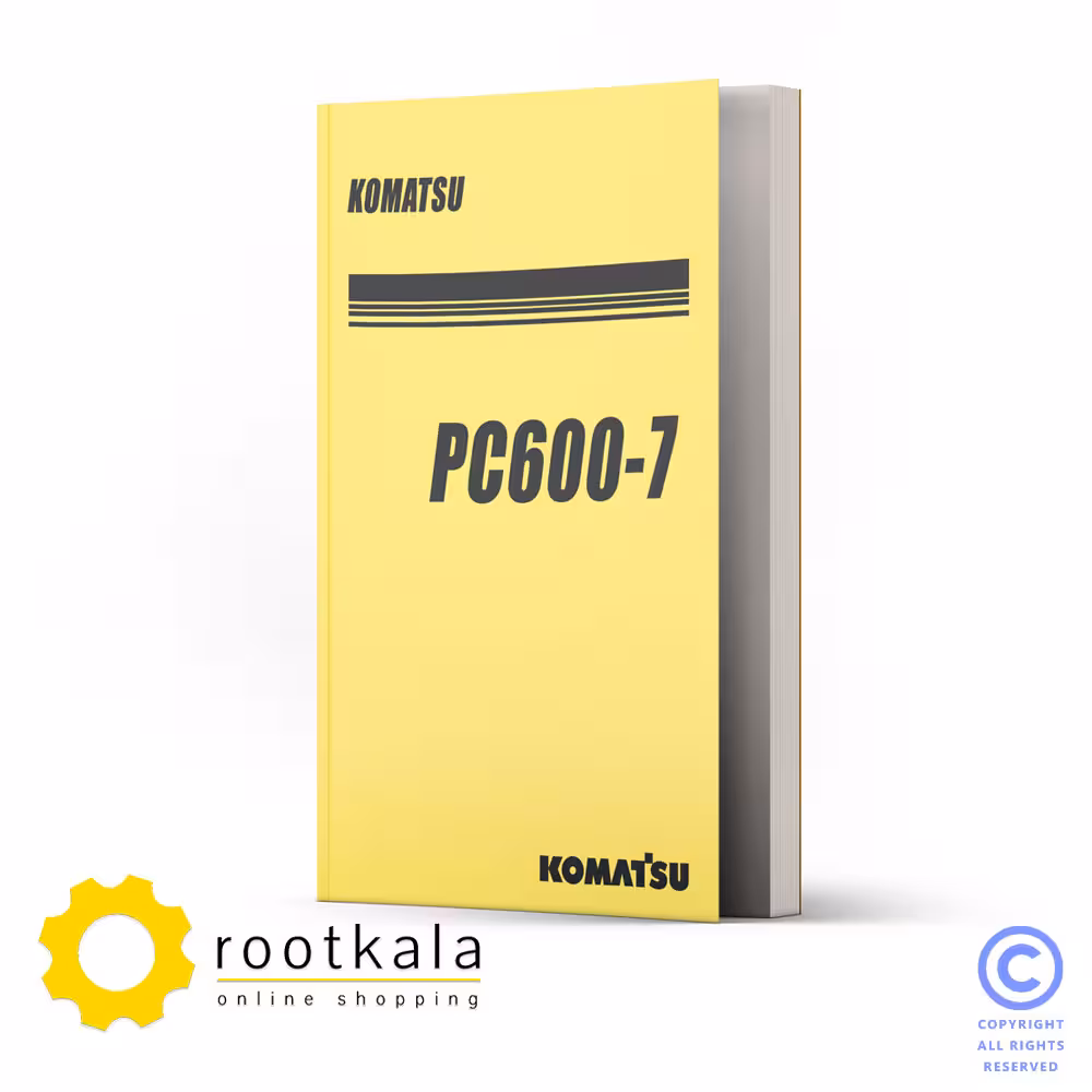 فایل PDF کتاب تعمیرات بیل مکانیکی کوماتسو PC600-7