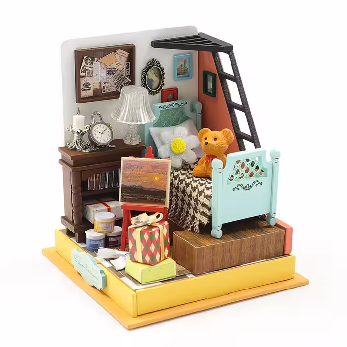 پازل 3بعدی خانه مینیاتوری مدل Dream bedroom (کد S2302) R
