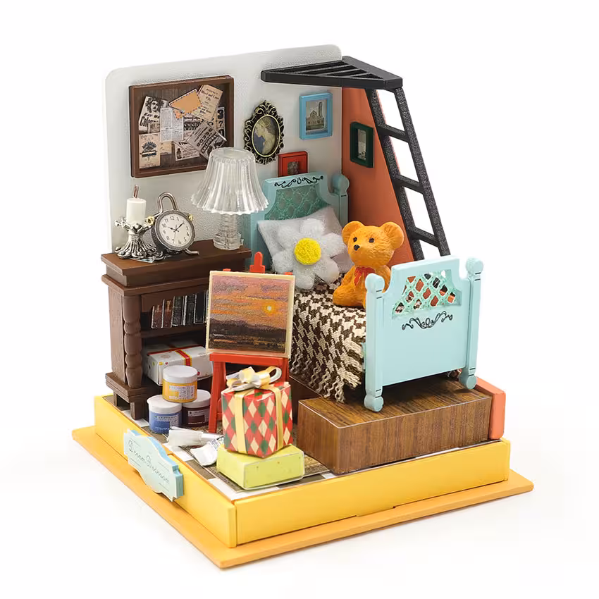 پازل 3بعدی خانه مینیاتوری مدل Dream bedroom (کد S2302) R