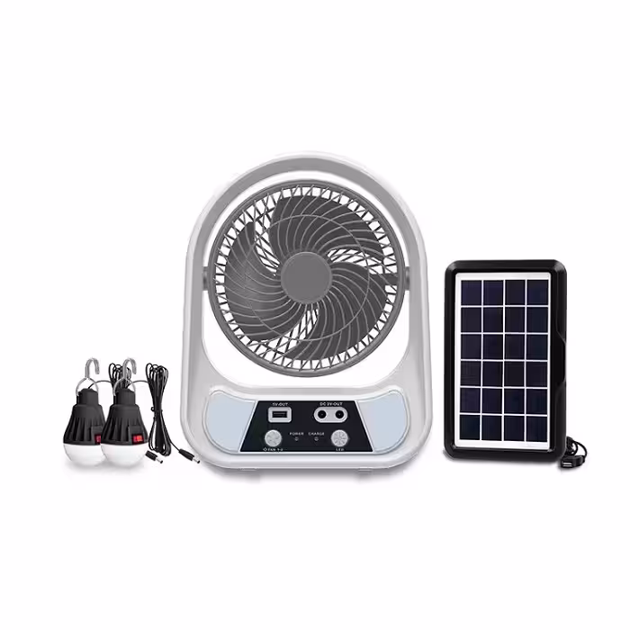 پنکه خورشیدی و شارژی قابل حمل مدل EP-608 | Easy Power