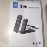 شارژر بیسیم سه عملکردی(گوشی،هدفون،ساعت) برند aircover سفارش آلمان 