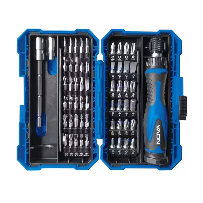 ست بیت 57 پارچه با دسته جغجغه ای