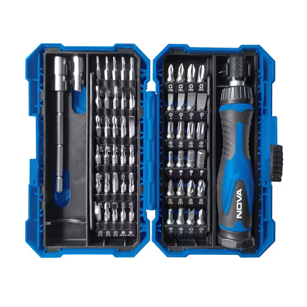 ست بیت 57 پارچه با دسته جغجغه ای