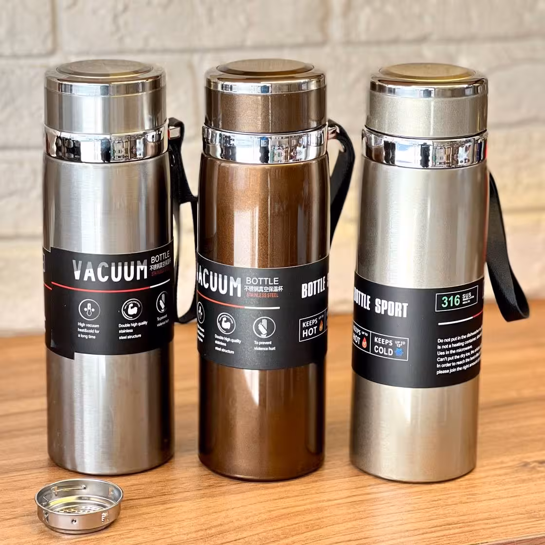 فلاسک 800 میل تمام استیل خارجی نگهداری گرما و سرما 