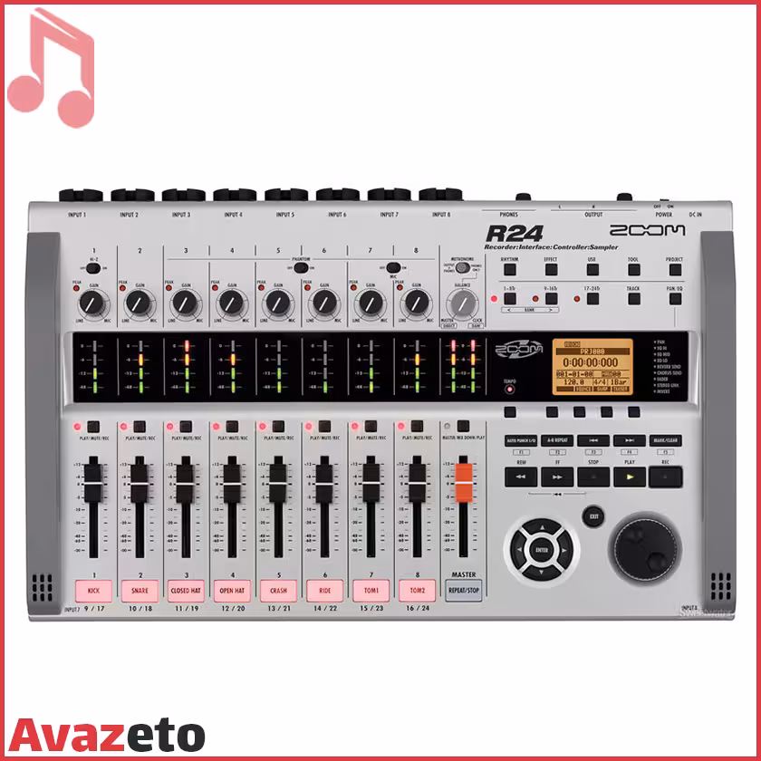 کارت صدا و رکوردر زوم ZOOM R24