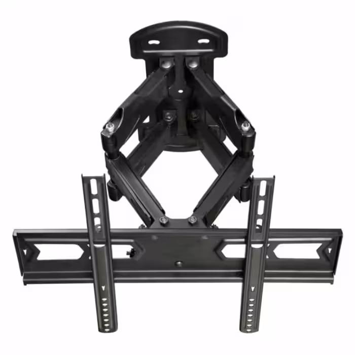 پایه دیواری دوبازو متحرک از سایز43 تا 65 اینچ (پس کرایه)و هزینه ارسال بهدعهده مشتری میباشد