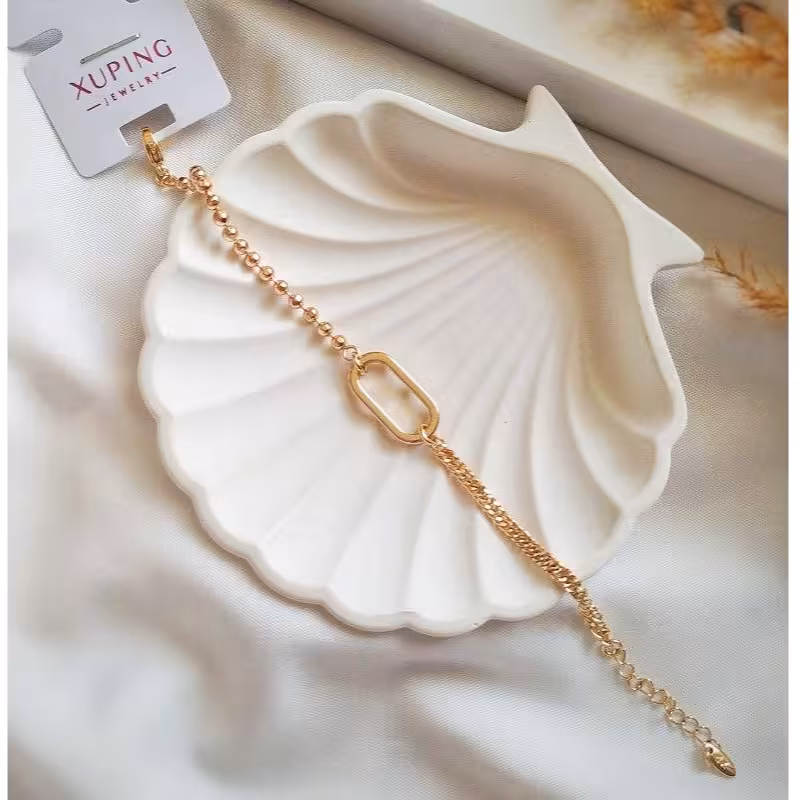 دستبند ژوپینگ طرح طلا  آبکاری آب طلا ضد حساسیت رنگ ثابت (حتما قبل از ثبت سفارش موجودی بگیرید)