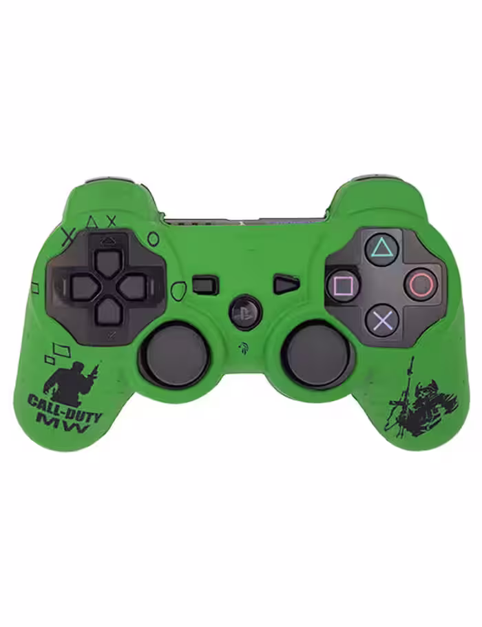روکش محافظ دسته PS3 لیزری سبز مشکی طرح کال اف دیوتی
