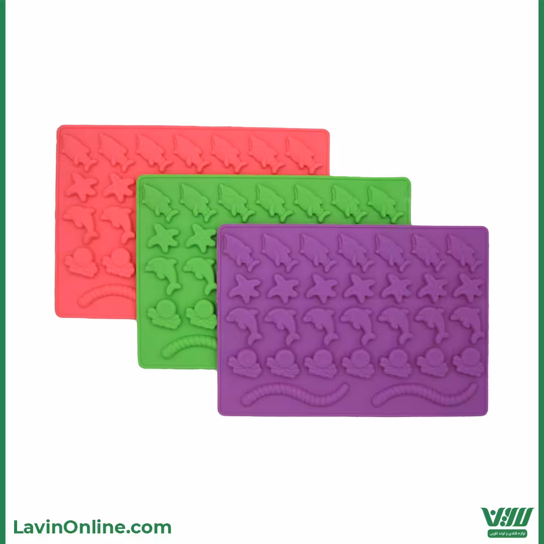 قالب سیلیکونی پاستیل طرح دریایی