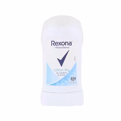 مام ضد تعریق صابونی 48 ساعته زنانه رکسونا Rexona مدل Cotton Dry حجم 40 گرم