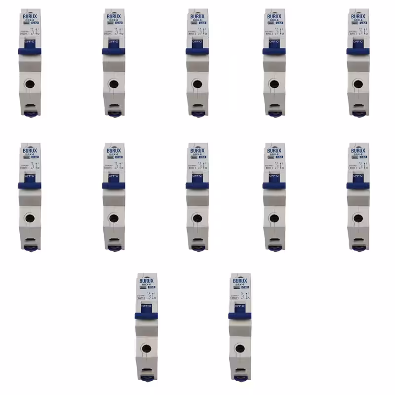 فیوز مینیاتوری تک فاز 32 آمپر بروکس مدل BIG8706 بسته 12 عددی