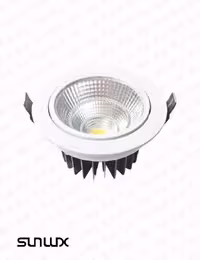 چراغ COB سقفی توکار 16 وات گرد متحرک سان لوکس مدل C1670R